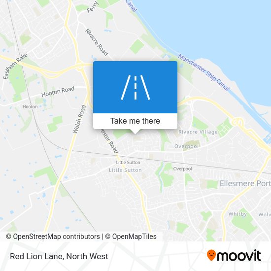 Red Lion Lane map