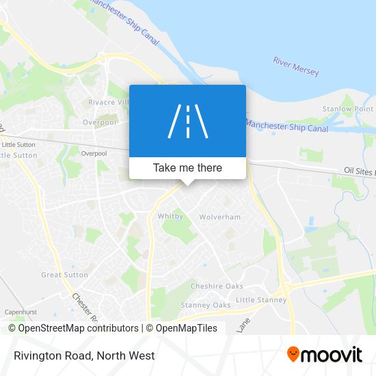 Rivington Road map
