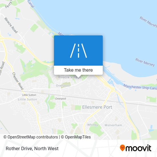 Rother Drive map