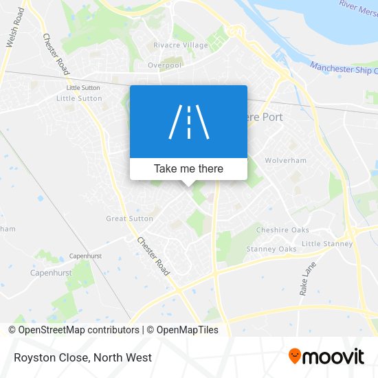 Royston Close map