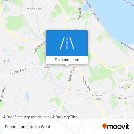 School Lane map