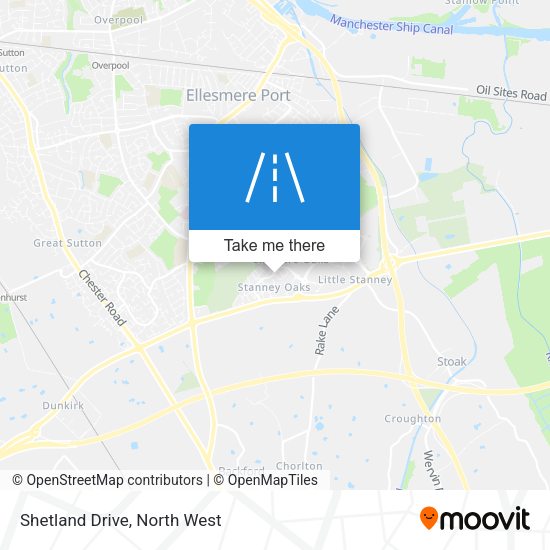 Shetland Drive map