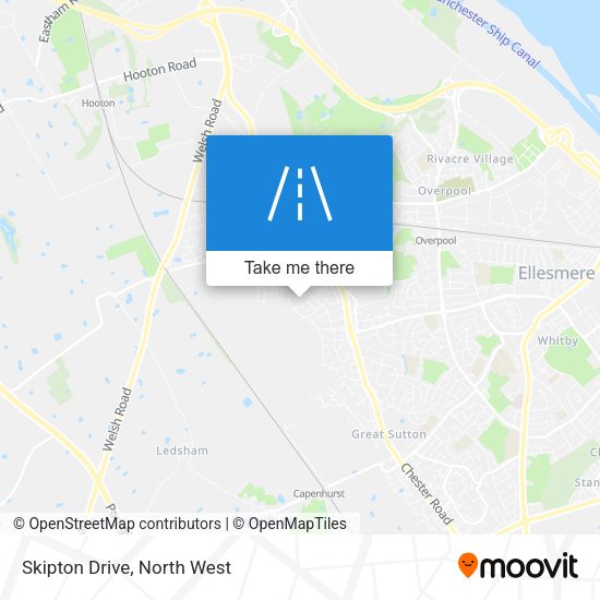 Skipton Drive map