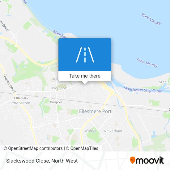 Slackswood Close map
