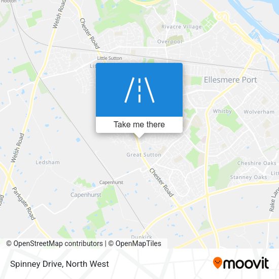 Spinney Drive map