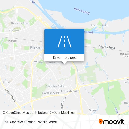 St Andrew's Road map