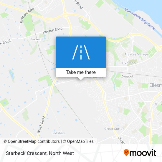 Starbeck Crescent map