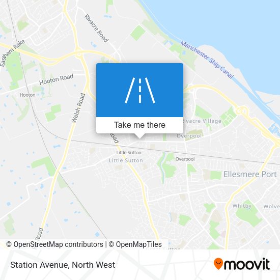 Station Avenue map
