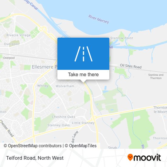 Telford Road map