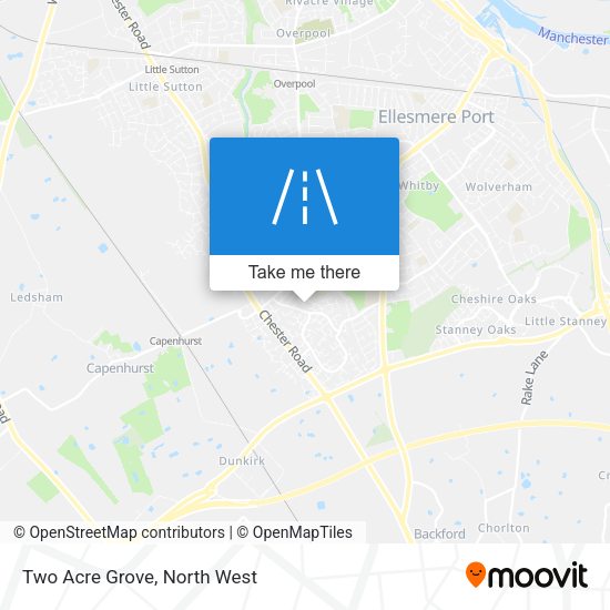 Two Acre Grove map