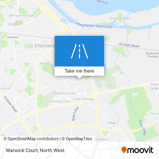 Warwick Court map