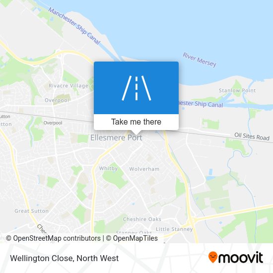 Wellington Close map