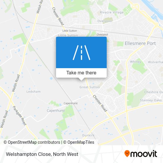 Welshampton Close map