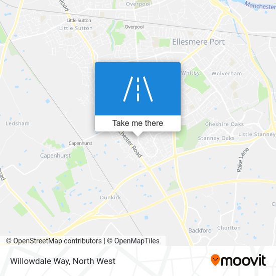 Willowdale Way map