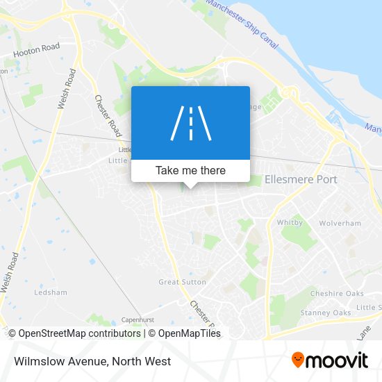 Wilmslow Avenue map