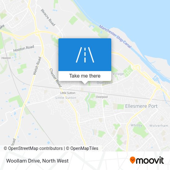 Woollam Drive map