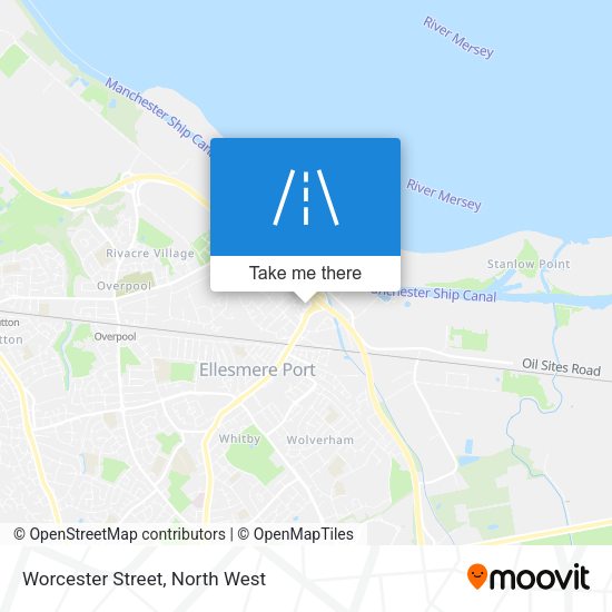Worcester Street map