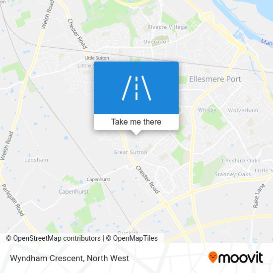 Wyndham Crescent map