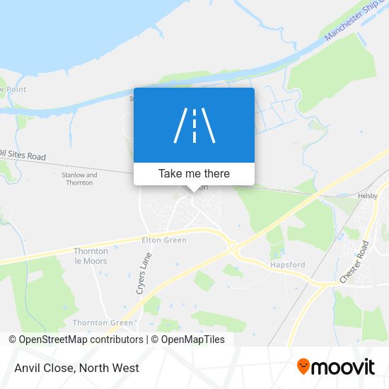 Anvil Close map