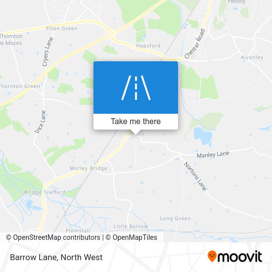 Barrow Lane map