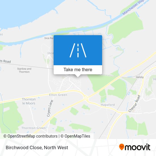 Birchwood Close map