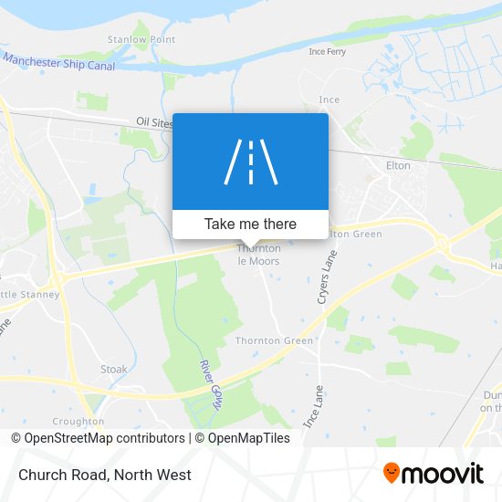Church Road map