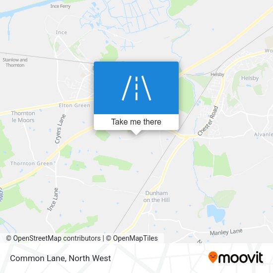 Common Lane map
