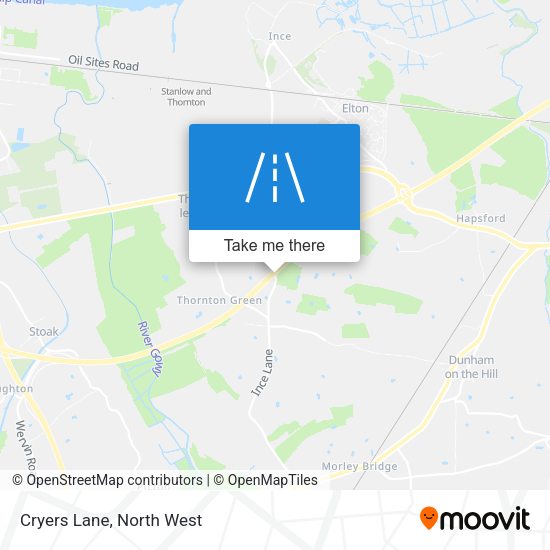 Cryers Lane map