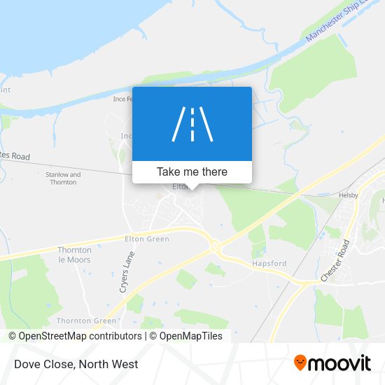 Dove Close map