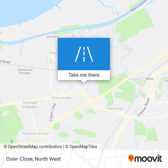 Osier Close map