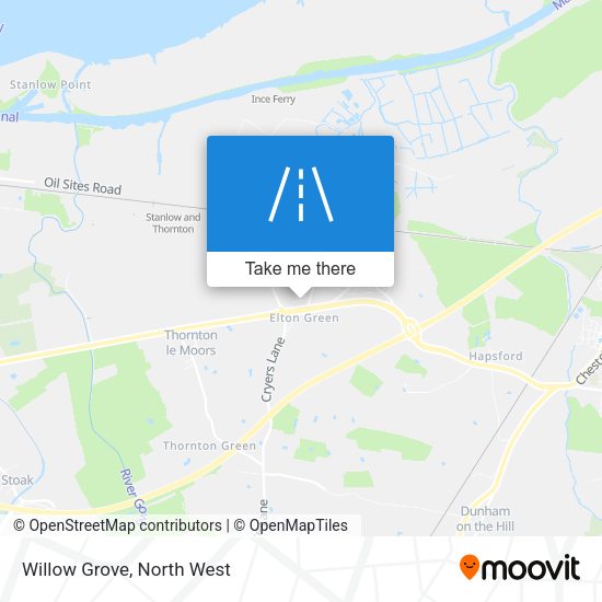 Willow Grove map