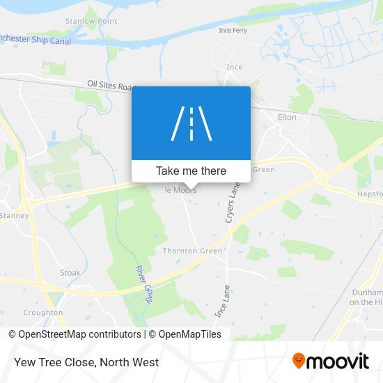 Yew Tree Close map