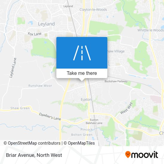 Briar Avenue map