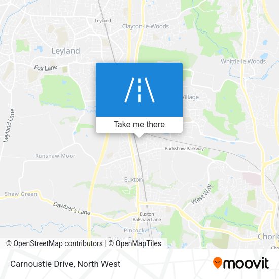Carnoustie Drive map