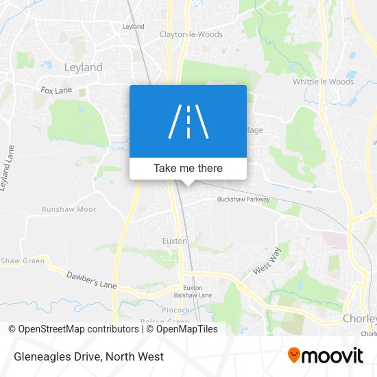 Gleneagles Drive map