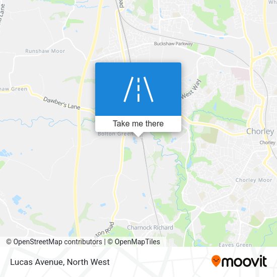 Lucas Avenue map