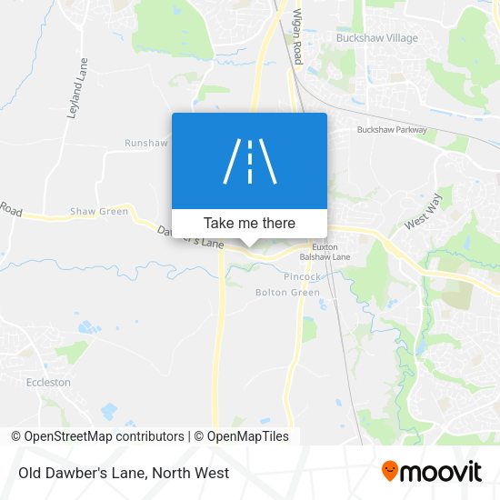 Old Dawber's Lane map