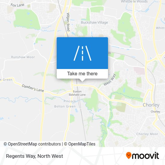 Regents Way map