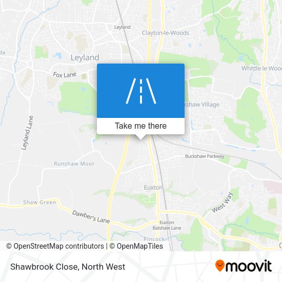 Shawbrook Close map