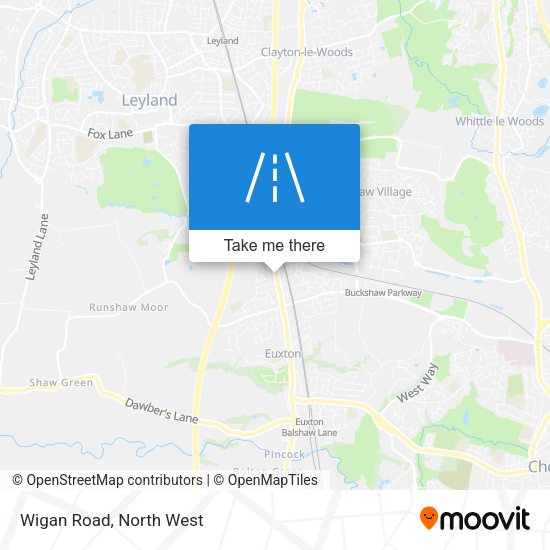 Wigan Road map