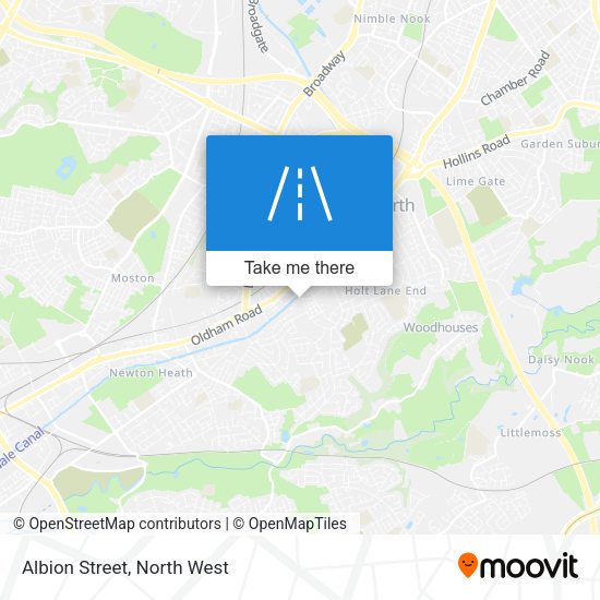 Albion Street map