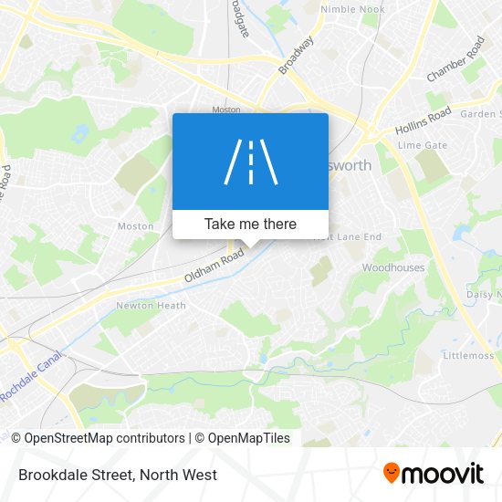 Brookdale Street map