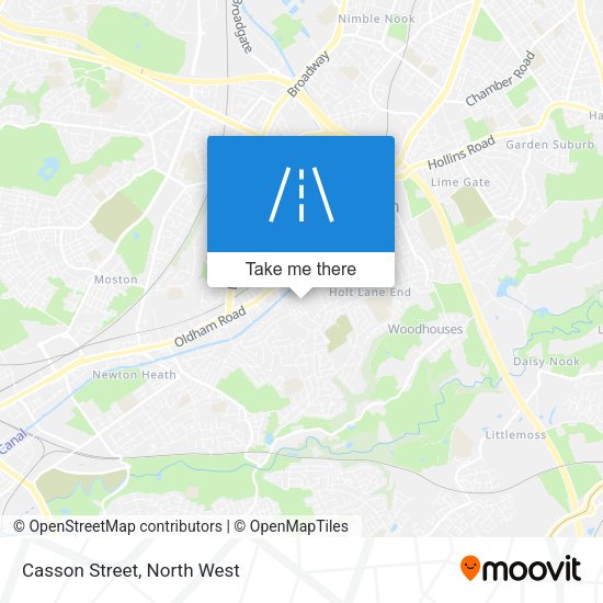 Casson Street map