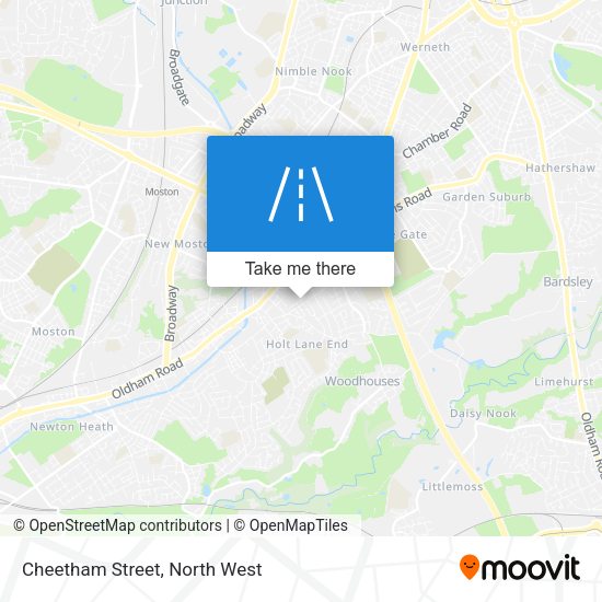 Cheetham Street map