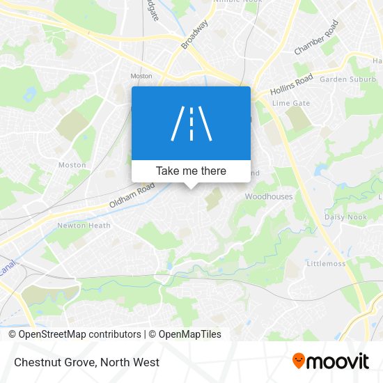 Chestnut Grove map