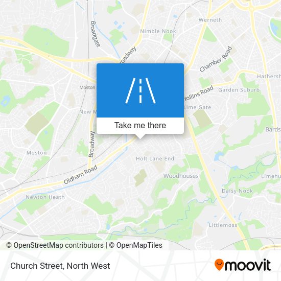 Church Street map