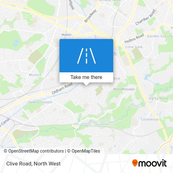 Clive Road map