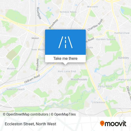 Eccleston Street map