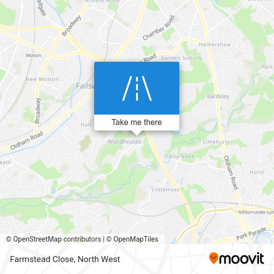 Farmstead Close map