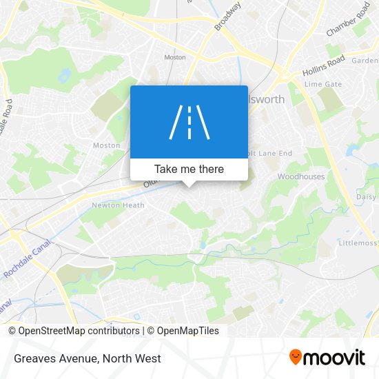 Greaves Avenue map
